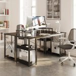 ODK 48 inch Computer Desk with Monitor Shelf and Storage Shelves, Writing Desk, Study Table with CPU Stand & Reversible Shelves, White - Image 2